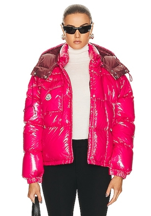 Moncler Karakorum Pop Jacket in Pink - Pink. Size 0/XS (also in 1/S, 2/M, 3/L).