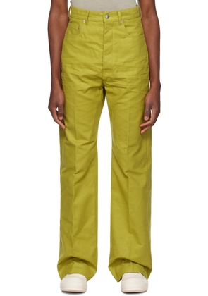 Rick Owens Yellow Geth Trousers
