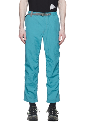 and wander Blue Hiker Cargo Pants