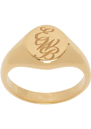 Ernest W. Baker Gold 'EWB' Ring