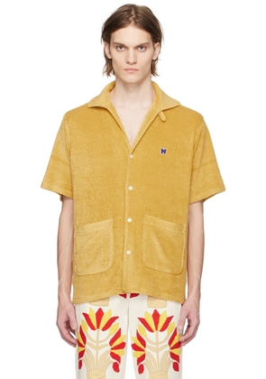 NEEDLES Yellow Open Spread Collar Shirt