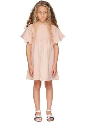 Chloé Kids Pink Quilted Dress