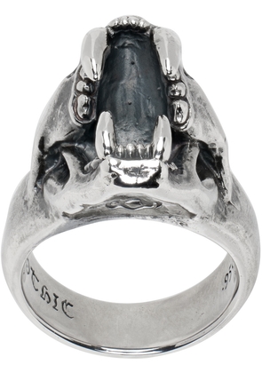 YOHJI YAMAMOTO Silver Puma Skull Ring