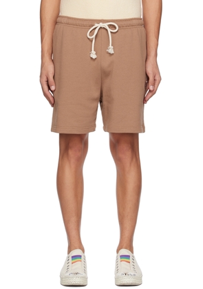 Acne Studios Brown Embroidered Shorts
