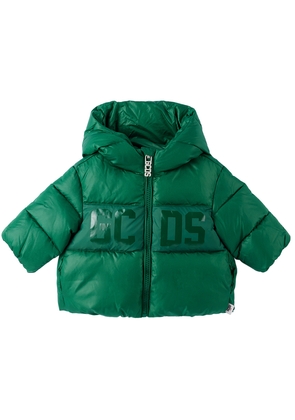 GCDS Kids Baby Green Padded Jacket