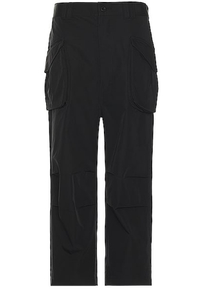Junya Watanabe Bio Washed Cargo Pant in Black - Black. Size S (also in XL).