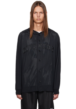 Givenchy Black V-Neck Shirt