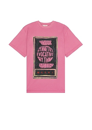 Marni T-Shirt in Cassis - Pink. Size 48 (also in 50, 52).