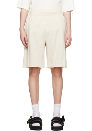 UNDERCOVER Off-White Rolled Edge Shorts