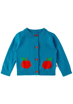 Stella McCartney Baby Blue Apples Cardigan