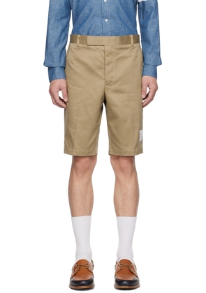 Thom Browne Beige Unconstructed Shorts