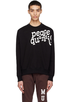 Museum of Peace & Quiet Black Etched Sweatshirt