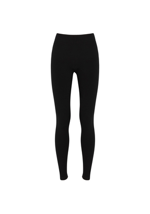 Wolford Aurora Black Jersey Leggings - XS