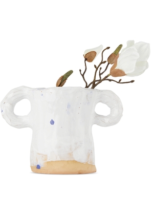 NIKO JUNE White Ceramic Studio 01 Vase