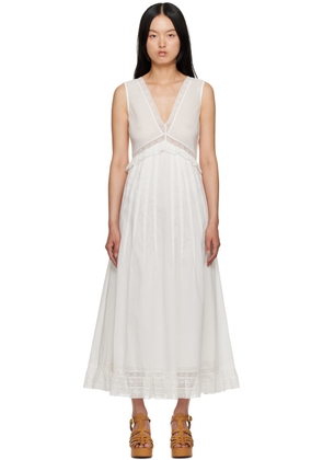 See by Chloé White Paneled Maxi Dress