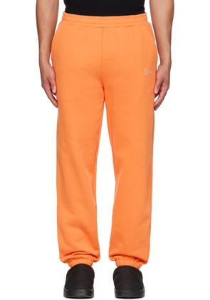 Dime Orange Embroidered Sweatpants