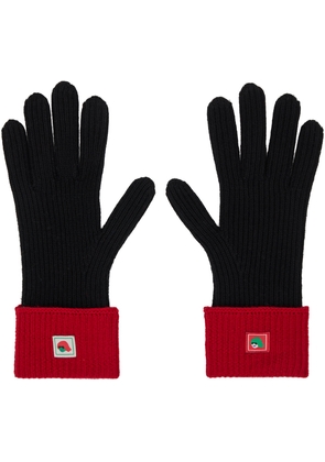 Kenzo Black Kenzo Paris Wool Gloves