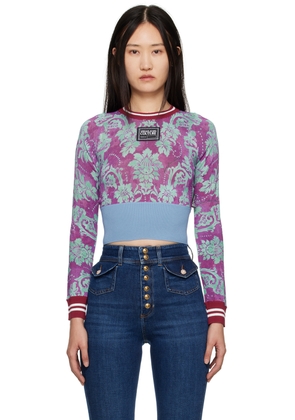 Versace Jeans Couture Multicolour Tapestry Long Sleeve T-Shirt