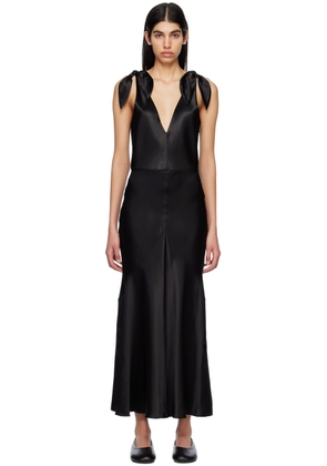 Gabriela Hearst Black Havilland Maxi Dress