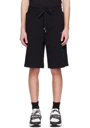 Versace Jeans Couture Black Printed Shorts
