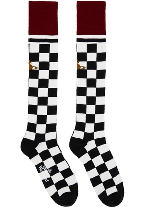 Vivienne Westwood Black Check Socks