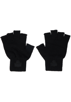Isabel Marant Black Blaise Fingerless Gloves