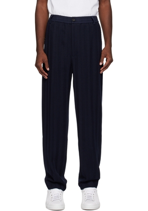 Missoni Navy Tapered Trousers