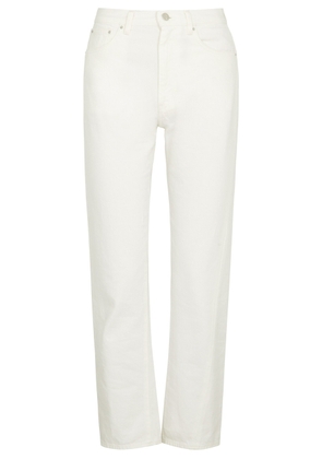 Totême Twisted Seam White Straight-leg Jeans - Off White - W27