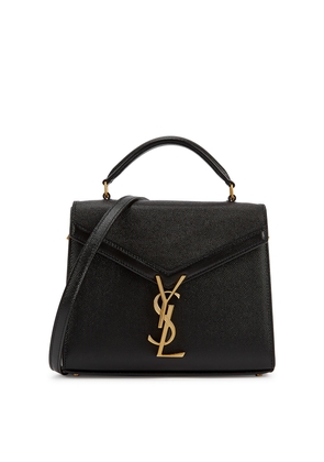 Saint Laurent Cassandra Mini Leather top Handle bag - Black