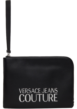 Versace Jeans Couture Black Grained Pouch