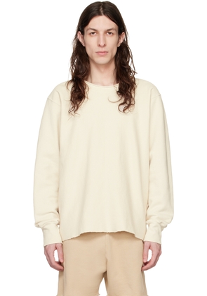 Les Tien Off-White Crewneck Sweatshirt