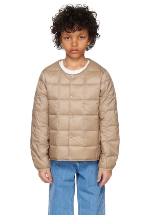 TAION Kids Beige Quilted Down Jacket