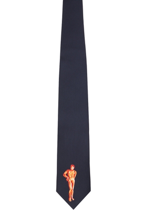 S.S.Daley Navy Graphic Tie