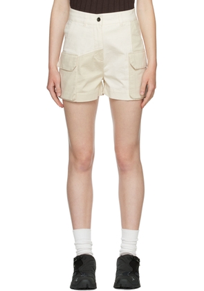 Daniëlle Cathari White Cotton Shorts