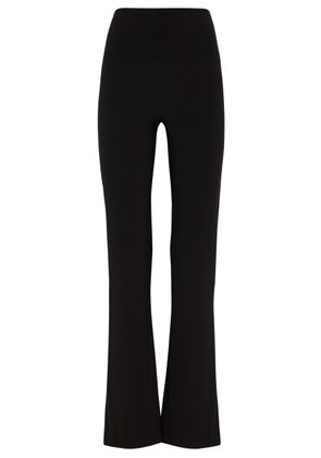 Norma Kamali Bootcut Stretch-jersey Trousers - Black - L (UK14 / L)