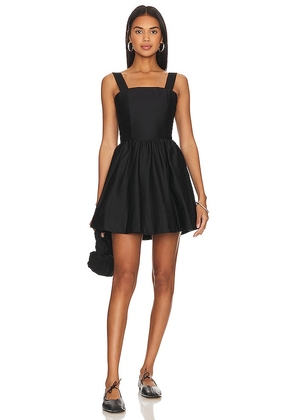 Alice + Olivia Saige Mini Dress in Black. Size 12, 4.
