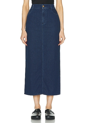 TOVE Sera Skirt in Mid Blue - Blue. Size 24 (also in 25, 26, 27, 28, 29, 30).