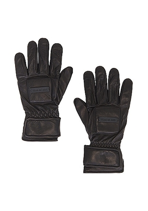 Fear of God Driver Gloves in Black - Black. Size S/M (also in L/XL).