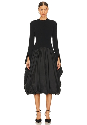 SIMKHAI Kenlie Midi Dress in Black. Size XS.