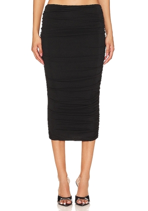 SER.O.YA Julia Skirt in Black. Size S, XS, XXS.