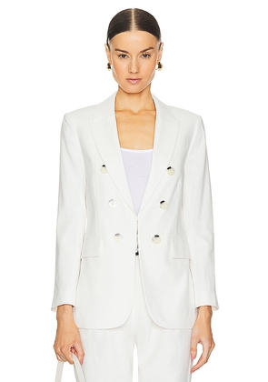 Veronica Beard Bexley Dickey Jacket in White. Size 2, 4, 8.