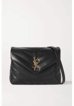 SAINT LAURENT - Loulou Toy Quilted Leather Shoulder Bag - Black - One size
