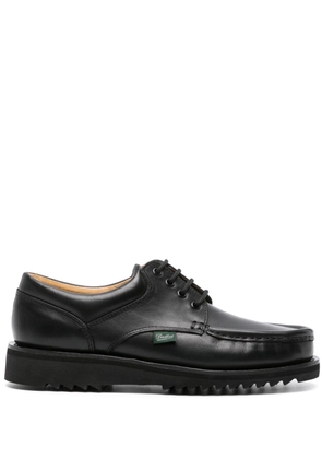 Paraboot Thiers patent leather boat shoes - Black