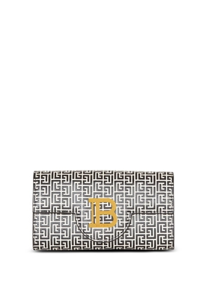 Balmain B-Buzz monogram-embossed wallet - Black