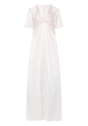 Rosetta Getty V-neck silk maxi dress - White