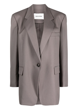 Low Classic notched-lapel single-breasted jacket - Grey