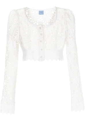 Macgraw Noble broderie anglaise blouse - White