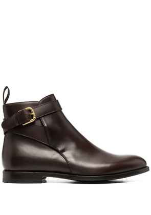 Scarosso buckle-fastening ankle boots - Brown