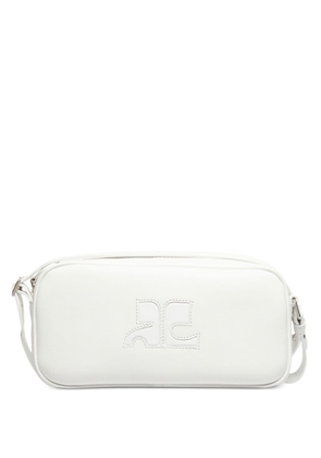 Courrèges Reedition leather bag - White