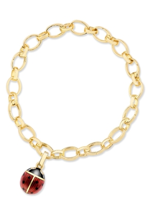 Fabergé 18kt yellow gold Heritage Ladybird charm - Red